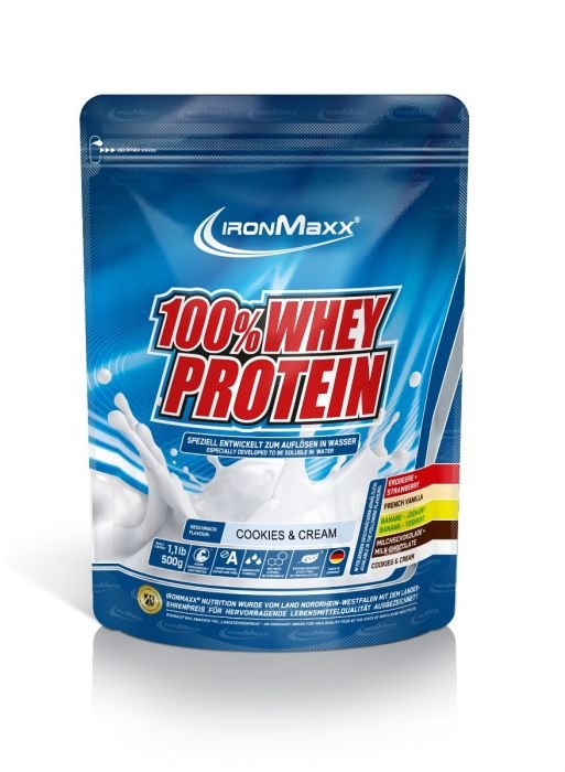 

IronMaxx 100% Whey Protein 500 g /10 servings/ Cookies Cream