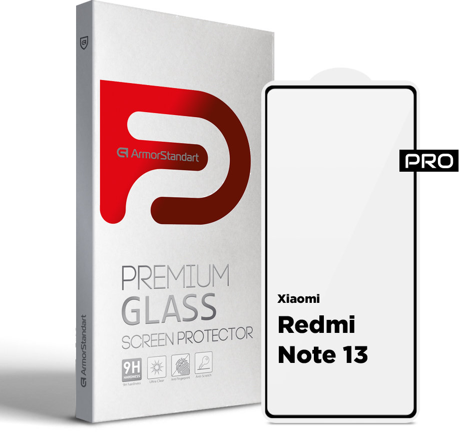 

ArmorStandart Tempered Glass Pro Black for Xiaomi Redmi Note 13 5G (ARM71877)