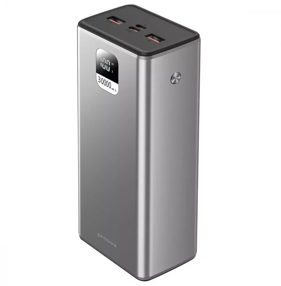 Акція на Proove Power Bank 30000mAh Guardian 22.5W Metal Gray (PBG322210004) від Stylus