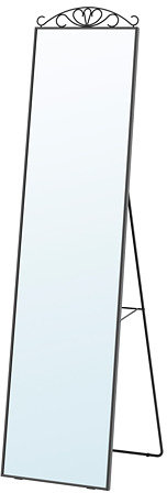 Акція на Зеркало напольное ІКЕА Karmsund 40х167 см Черный (40294982) від Stylus