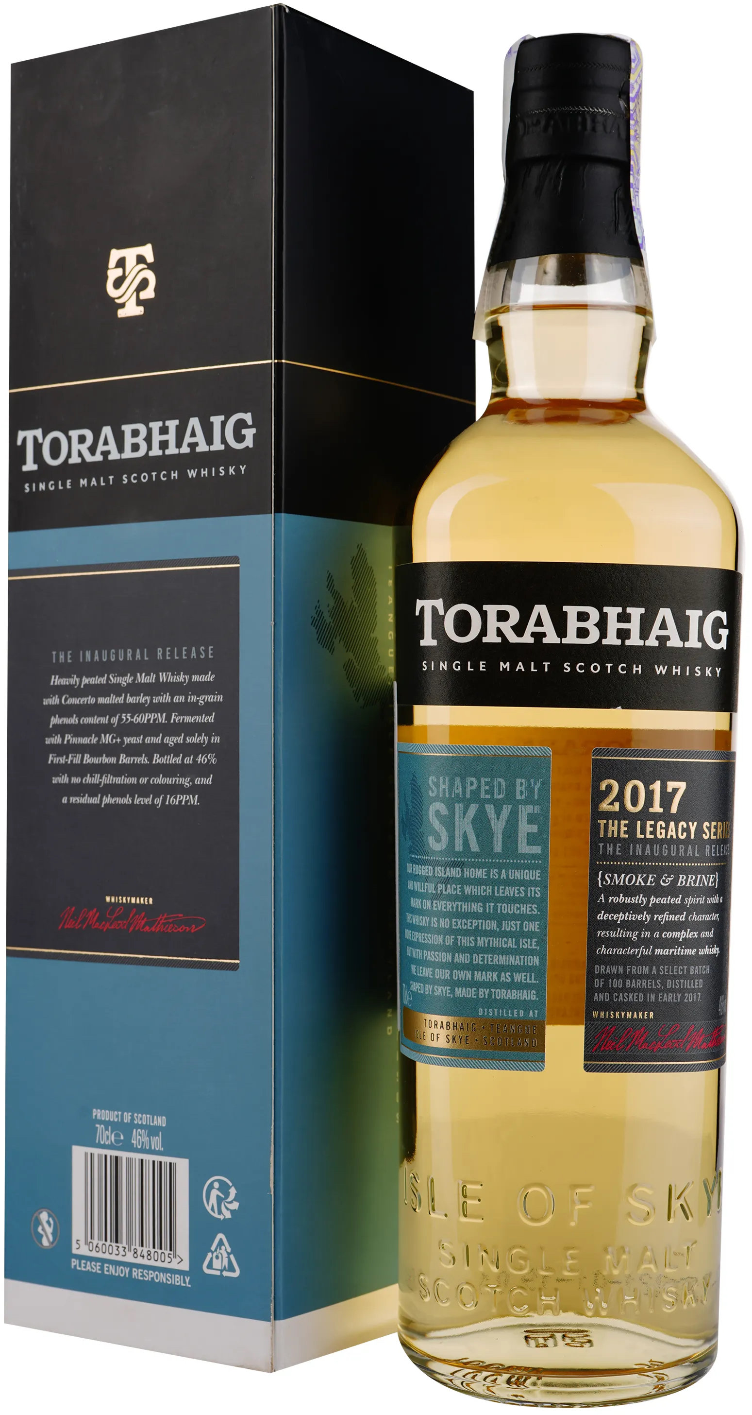 Акція на Виски Torabhaig The Legacy Series 2017, 46% 0.7л (MAR5060033848005) від Stylus