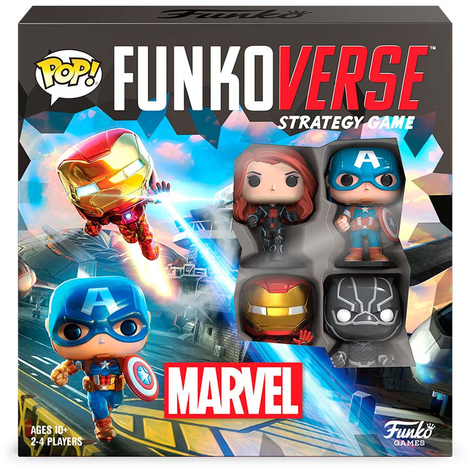 

Настольная стратегическая игра POP! Funkoverse серии Marvel (4 фигурки)