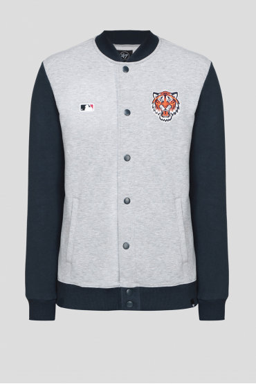 

Бомбер 47 Brand Mlb Detroit Tigers Track Jacket 546595SE-FS 48 серый демисезон