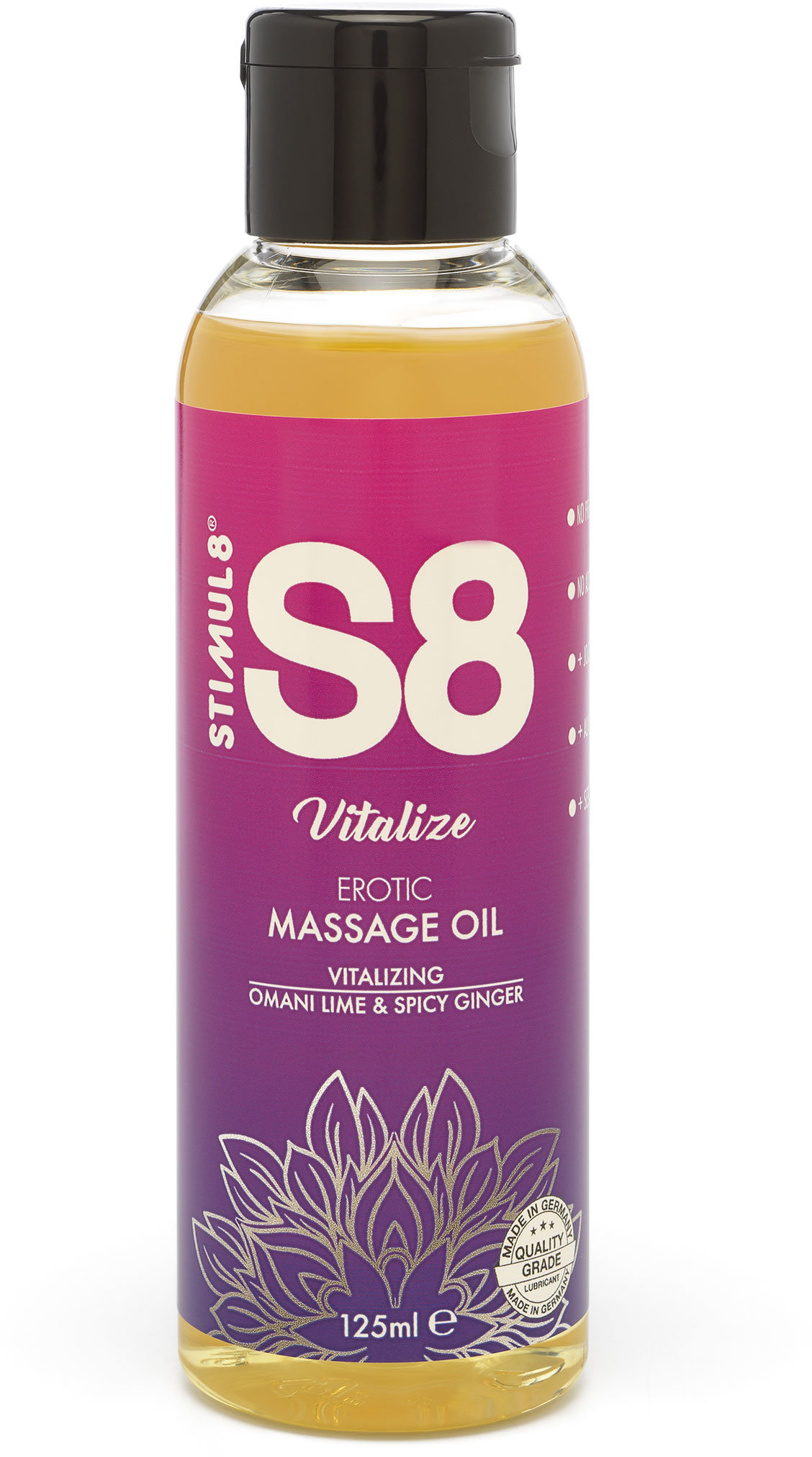 

S8 Massage Oil масажне масло, 125 мл, Оманську лайм і імбир