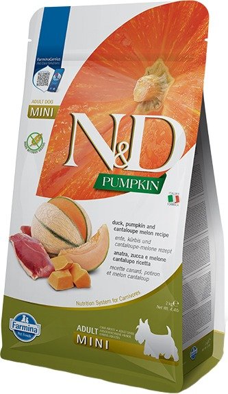 Акція на Сухой корм для собак Farmina N&D Grain Free Pumpkin Duck & Cantaloupe Adult Mini уткой и дыней 2 кг (168,802) від Stylus