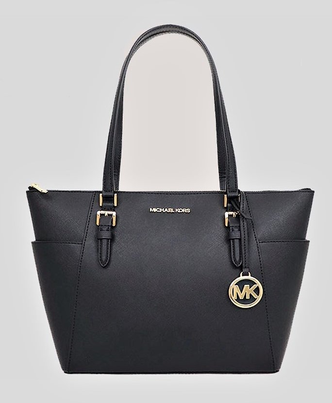 

Женская сумка тоут Michael Kors черная (193599717401)