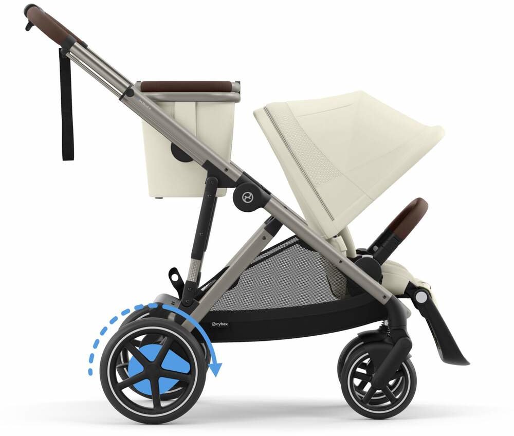 

Прогулянкова коляска Cybex eGazelle S Tpe Seashell Beige з електродвигуном та функцією заколисування (524000541)