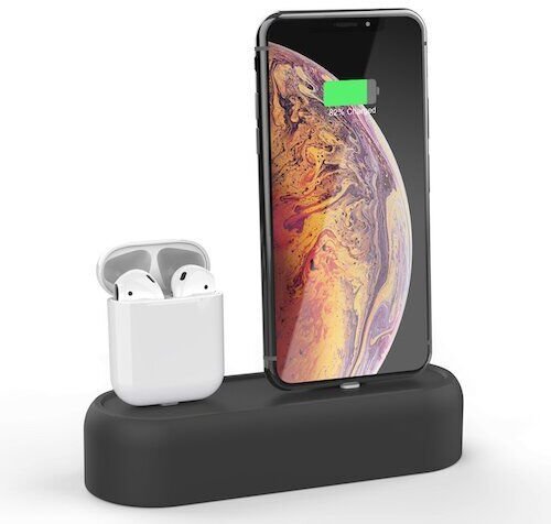 

AhaStyle Dock Stand Black (AHA-01550-BLK) for Apple iPhone and Apple AirPods