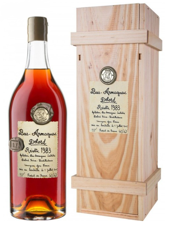 

Арманіяк Delord Bas-Armagnac 1983 gift box 40% 0.7 л (WHS3324113719831)