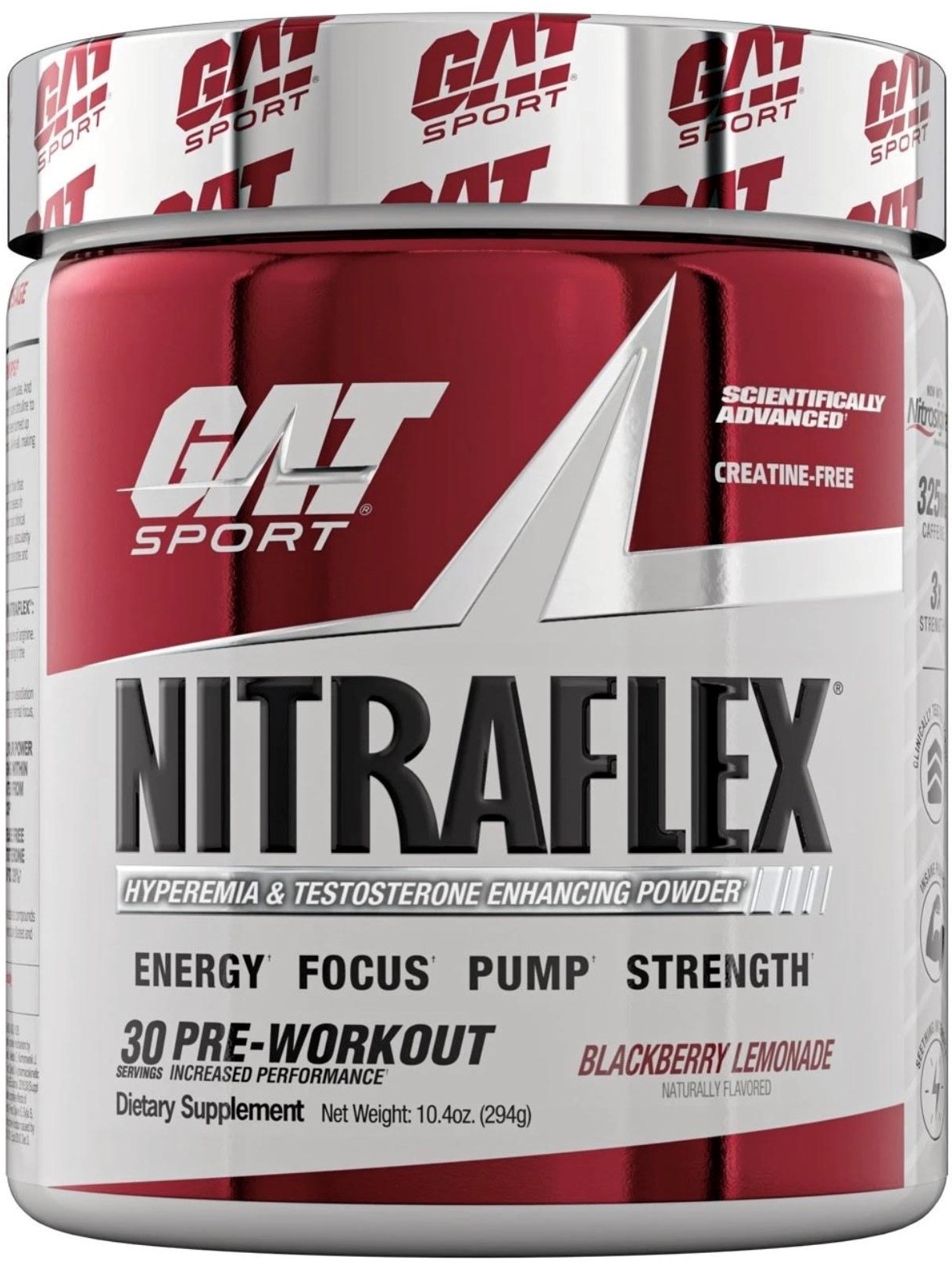 

Предтренировочный комплекс Gat Nitraflex 294 g /30 servings/ Blackberry Lemonade