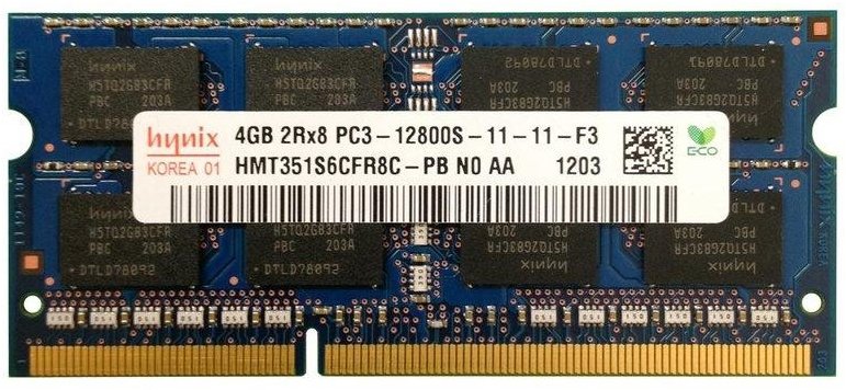 

Sk hynix 4 Gb SO-DIMM DDR3 1600 MHz (HMT351S6CFR8C-PB)