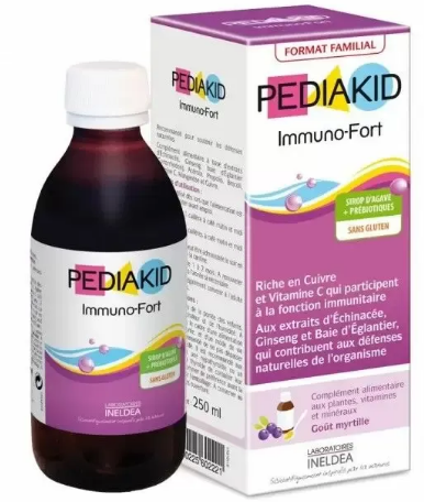 

Pediakid Immuno-Fort Сироп для укрепления иммунитета со вкусом черники 250 мл