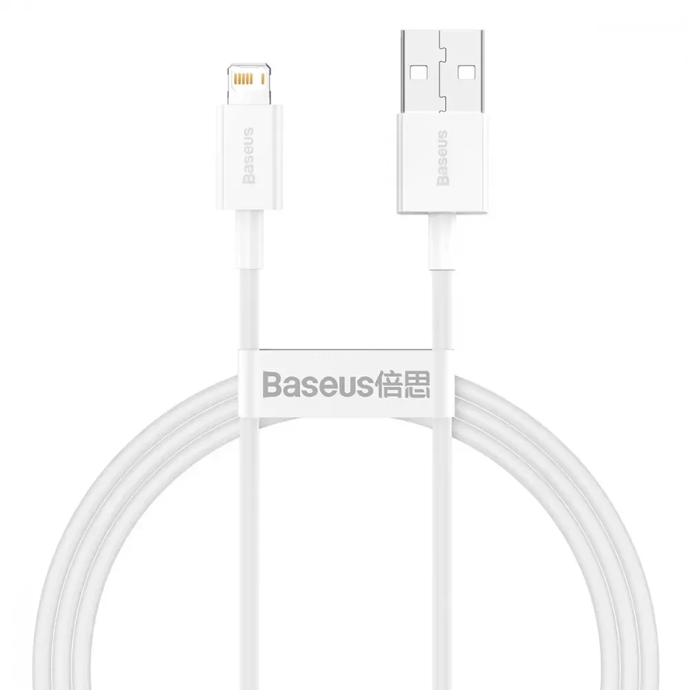 Акция на Baseus Usb Cable to Lightning Superior Fast Charging 1m White (CALYS-A02) от Stylus