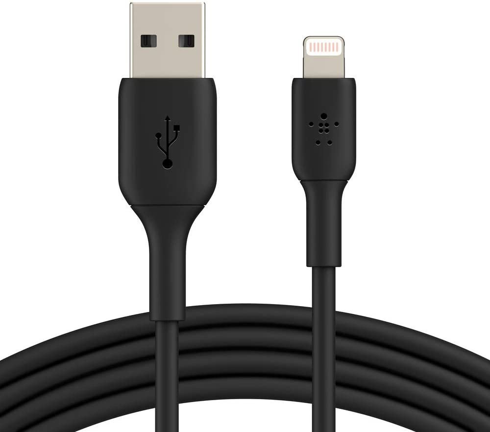 Акція на Belkin Cable Usb to Lightning Pvc 3m Black (CAA001BT3MBK) від Y.UA