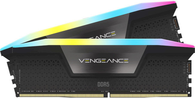 Акція на Corsair 48 Gb (2x24GB) DDR5 6000 MHz Vengeance Rgb (CMH48GX5M2B6000C30) від Stylus