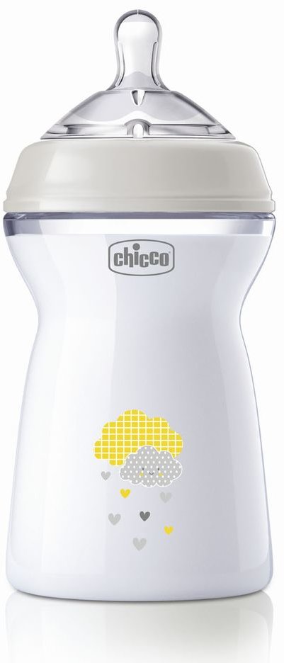 

Бутылочка пластиковая Chicco Natural Feeling NEW, 330 мл, 6м+ (81335.30)