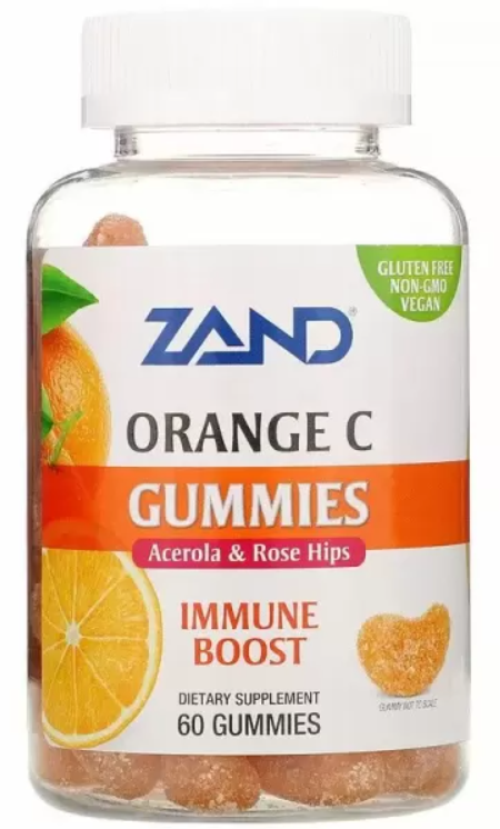 

Zand Orange C Gummies Витамин С 60 жевательных конфет