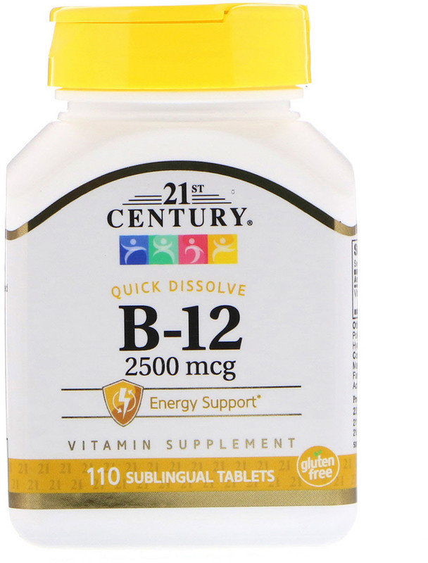 

21st Century B-12 2500 mcg 110 Tablets (CEN-27112)