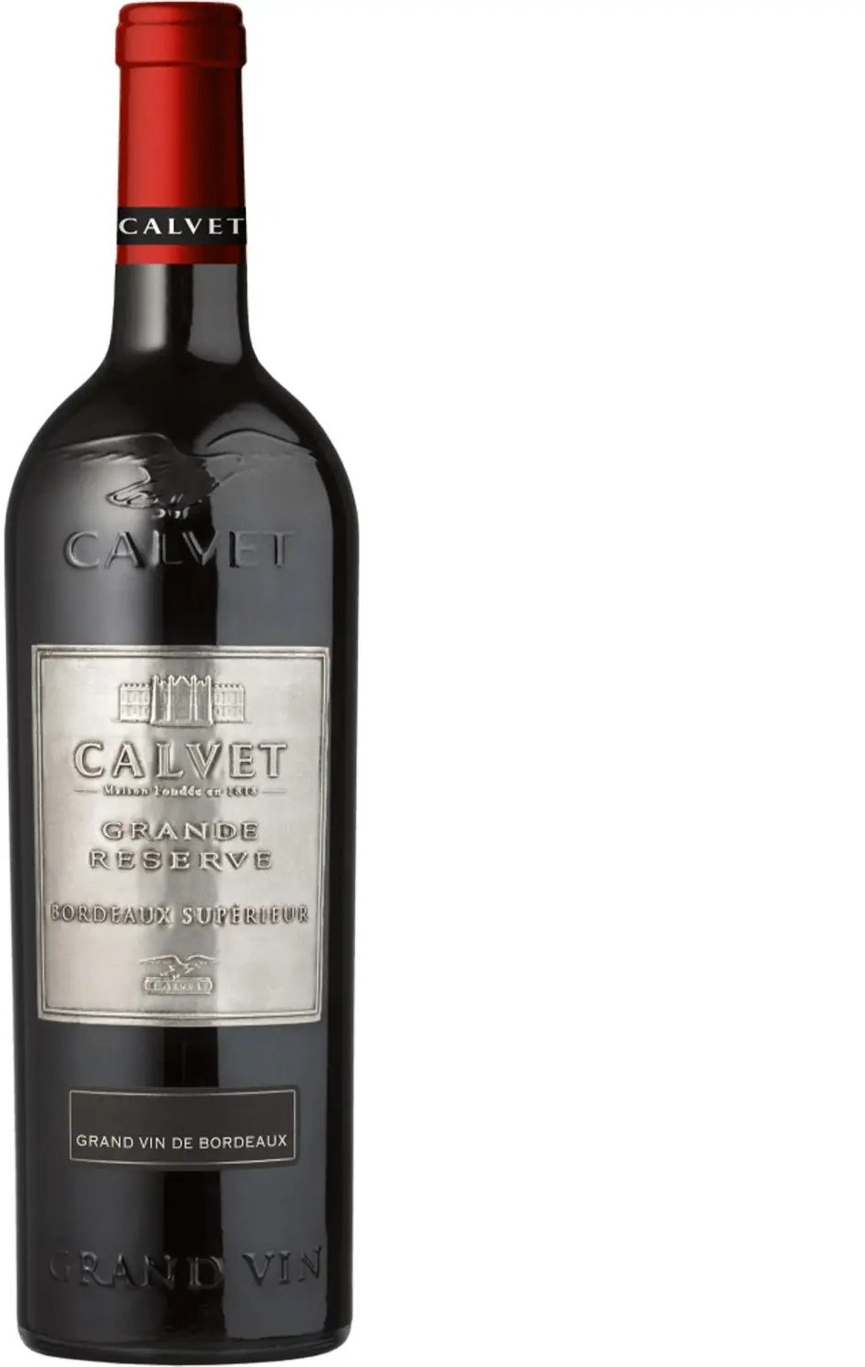 

Вино Calvet Grande Reserve Metal Bordeaux Superieur Aoc 2020 червоне сухе 0.75 л (3500610087745)