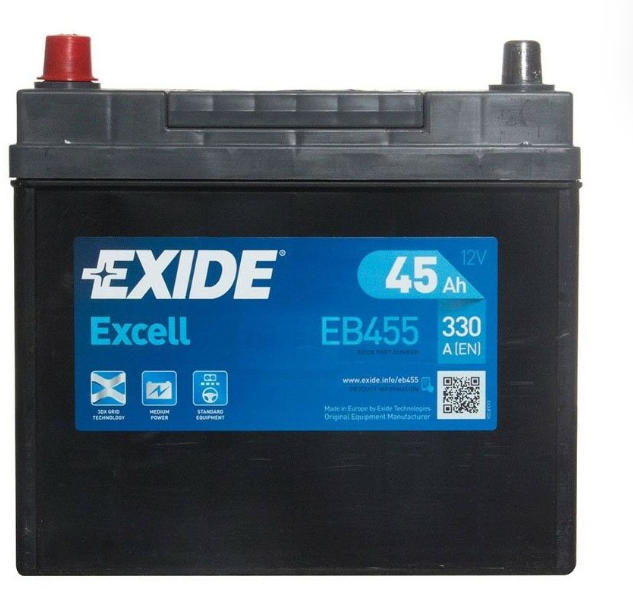 Акція на Автомобильный аккумулятор Exide EB455 від Stylus