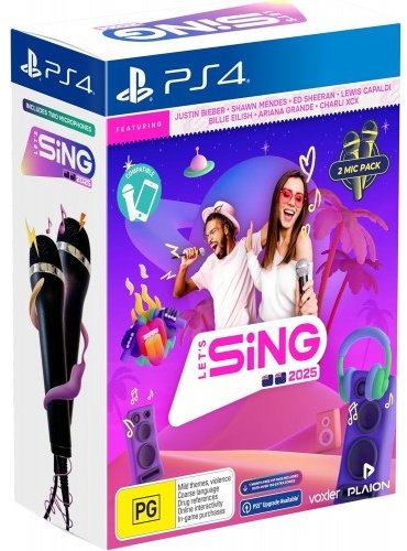 Акція на Lets Sing 2025 Double Mic Bundle (PS4) від Stylus