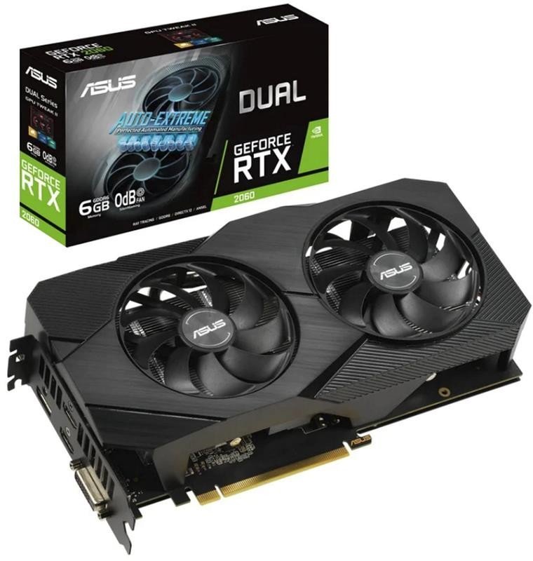 

Asus GeForce Rtx 2060 Dual Evo Oc 6GB (DUAL-RTX2060-O6G-EVO)