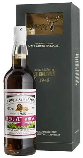 

Виски Gordon & MacPhail Smith's Glenlivet 1948 Rare Vintage 43% 0.7л Gb (BW13654)