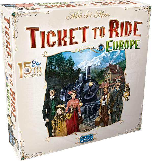 

Настольная игра Days of Wonder Ticket to Ride: Europe – 15th Anniversary - En НА АНГЛИЙСКОМ ЯЗЫКЕ