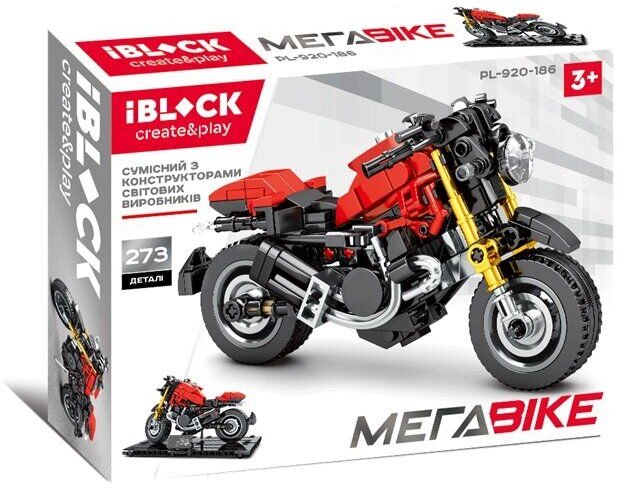 

Конструктор Iblock PL-920-186 273дет., МЕГАBIKE