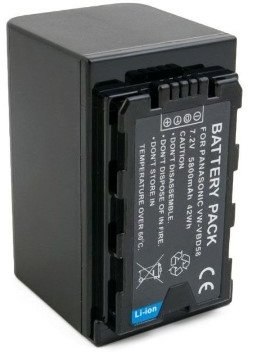 Акція на Extradigital Panasonic Vw - VBD58, Li - ion, 7.2V, 5800mAh від Stylus