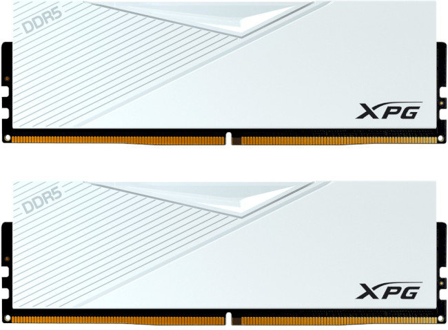 Акція на Adata 64 Gb (2x32GB) DDR5 5600 MHz Xpg Lancer White (AX5U5600C3632G-DCLAWH) від Stylus