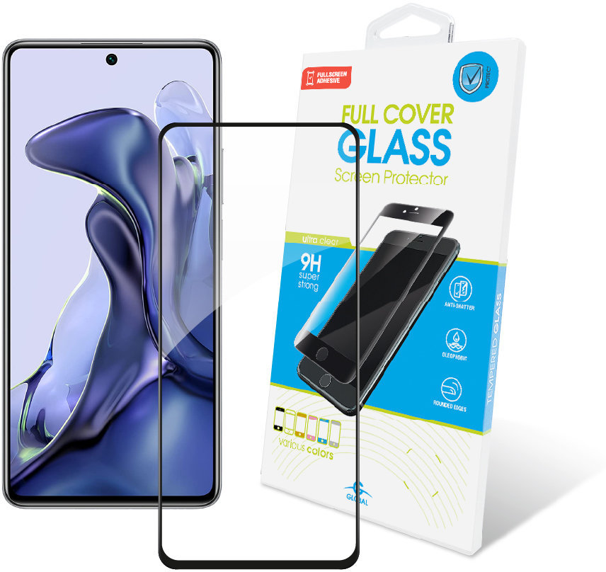 

Global Tempered Glass Full Glue Black for Xiaomi Mi 11T / Mi 11T Pro