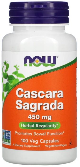 Акція на Now Foods Cascara Sagrada Каскара Саграда крушина 1000 мг 250 вегетарианских капсул від Stylus