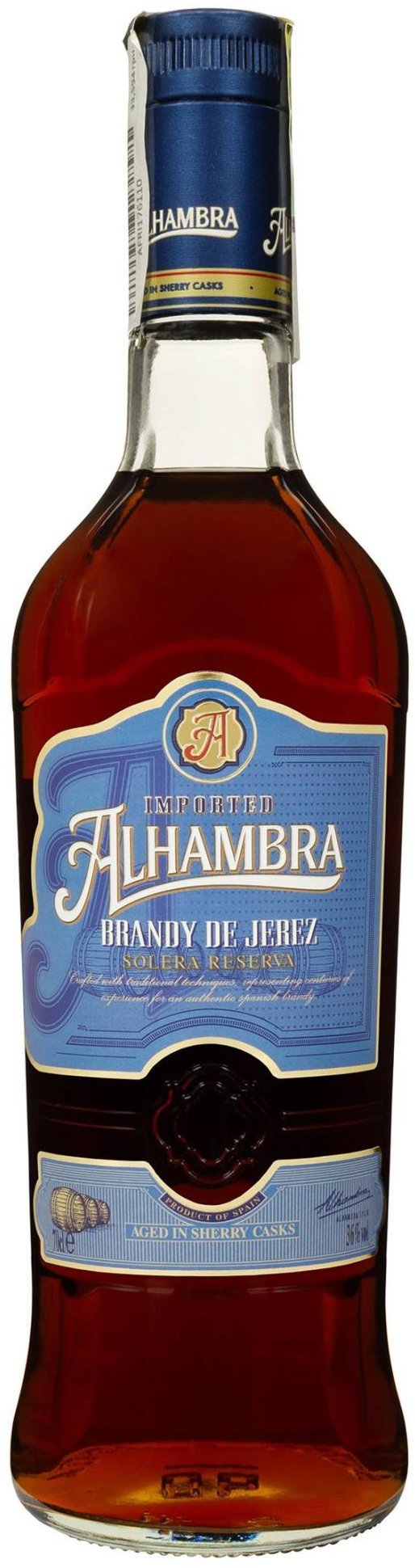 Акція на Бренди Alhambra de Jerez Solera Reserva 36% 0.7 л (FSH_8410028903474) від Stylus