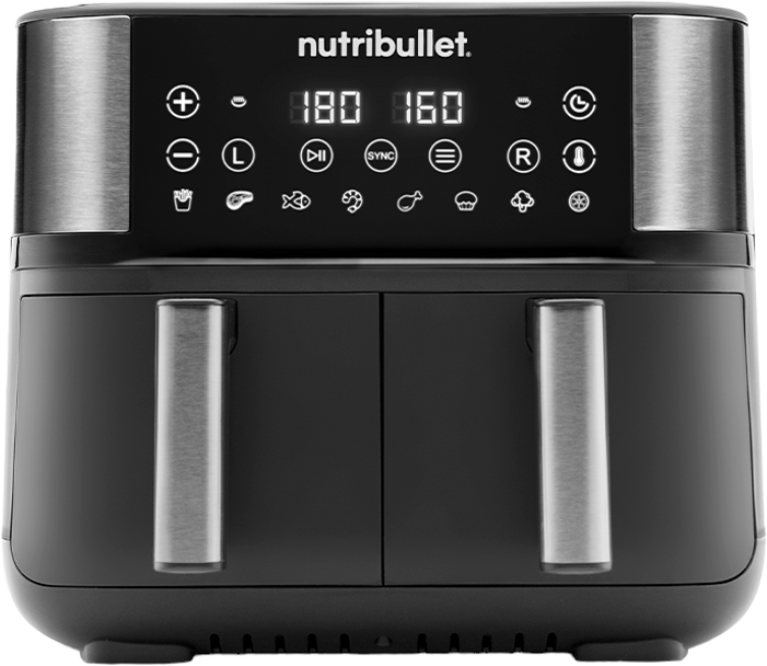 Акція на Nutribullet NBA081B Twin Drawer Air Fryer від Y.UA