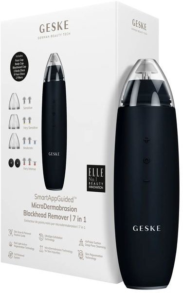 

Мікродермабразійний пристрій для видалення чорних точок Geske MicroDermabrasion Blackhead Remover 7в1 black