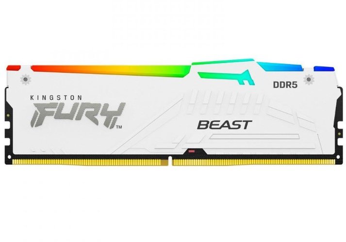 

Kingston Fury 16 Gb DDR5 5600 MHz Beast Rgb Expo White (KF556C36BWEA-16)