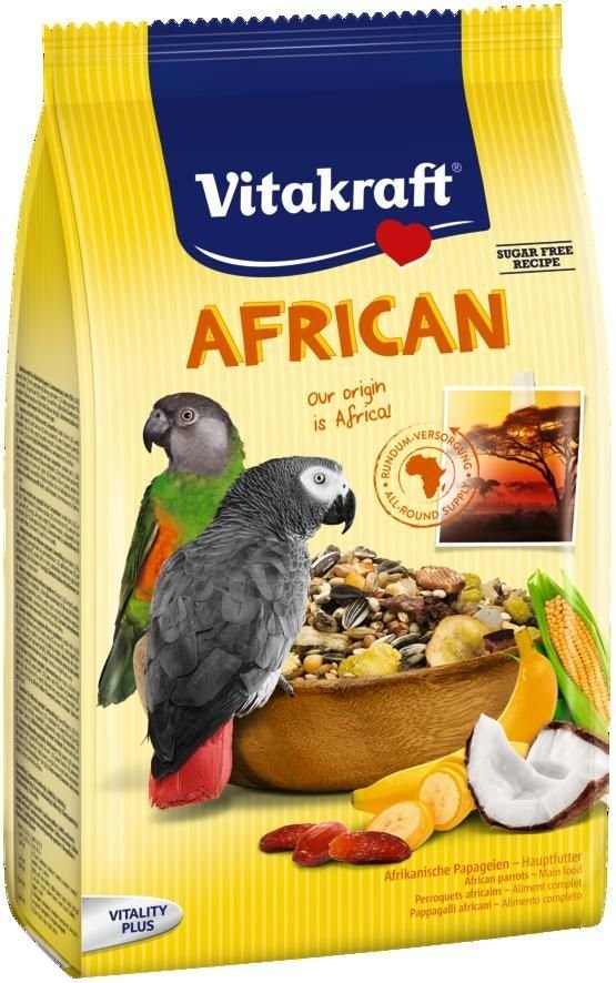 Акція на Повседневный корм Vitakraft African для африканских попугаев 750 г (4008239216403) від Stylus