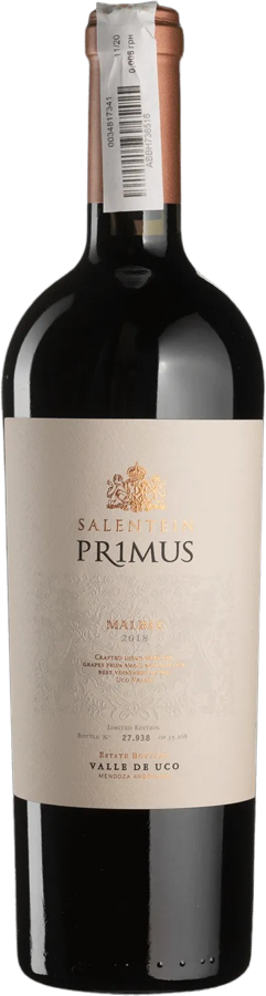 Акція на Вино Salentein Malbec Primus 2018 красное сухое 0.75 л (BWQ8770) від Stylus