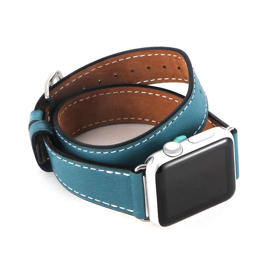 

COTEetCI W9 Leather Band Blue (WH5210-BL) for Apple Watch 42/44/45mm