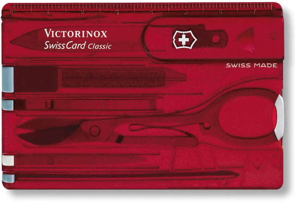 Акція на Victorinox Swiss Card Rubi красный (Vx07100.T) від Stylus