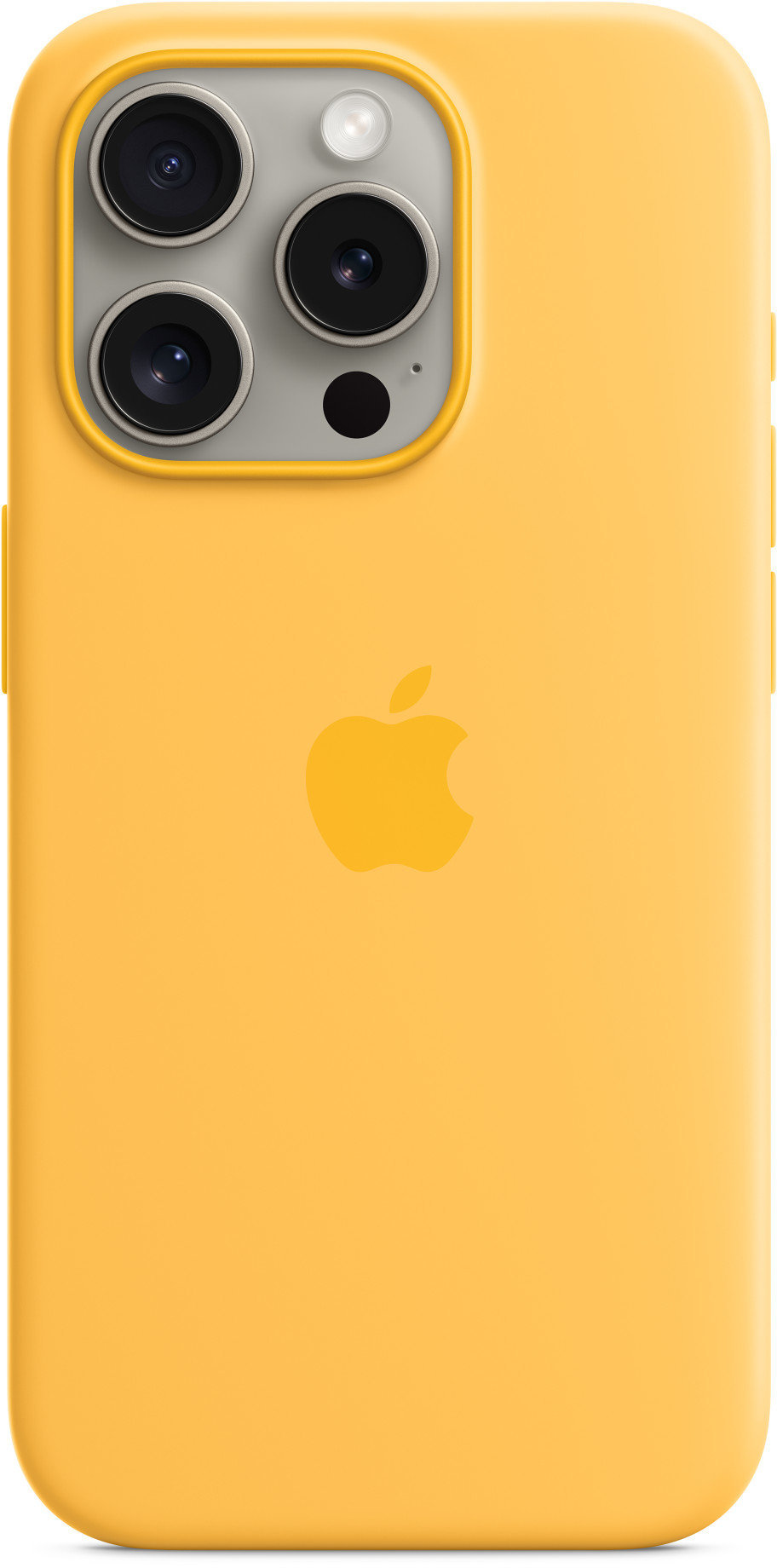 

Apple iPhone 15 Pro Silicone Case with MagSafe - Sunshine (MWNK3ZM/A)