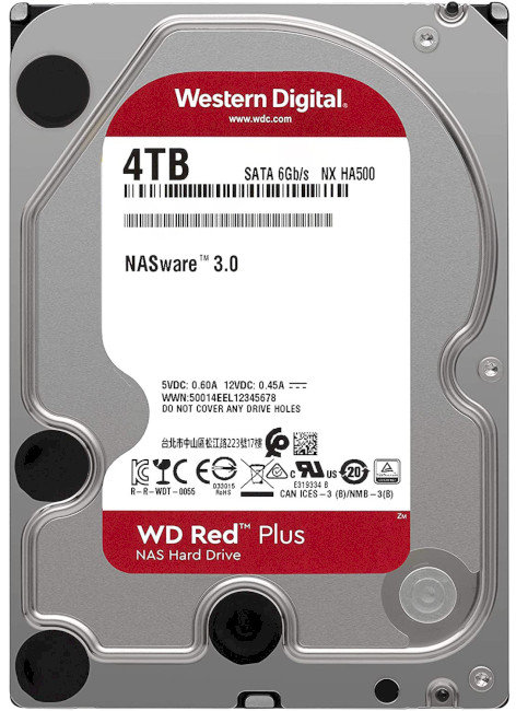 Акція на Wd Red Plus Internal Nas 4TB (WD40EFPX) від Stylus