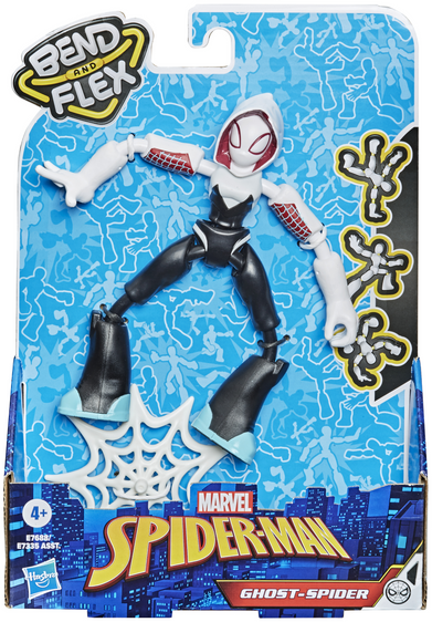 

Hasbro Spd Гибкая фигурка (E7688 Spd Bend And Flex Ghost SPIDER) (E7335_E7688)