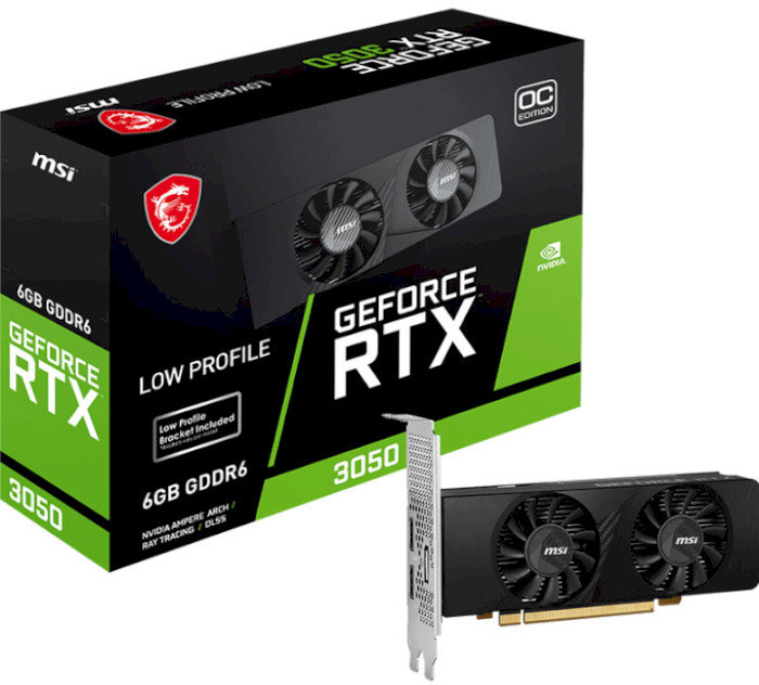 Акція на Msi GeForce Rtx 3050 Lp 6G Oc від Stylus