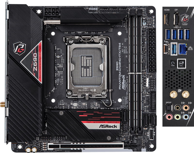 Акція на ASRock Z690 Phantom GAMING-ITX/TB4 від Stylus