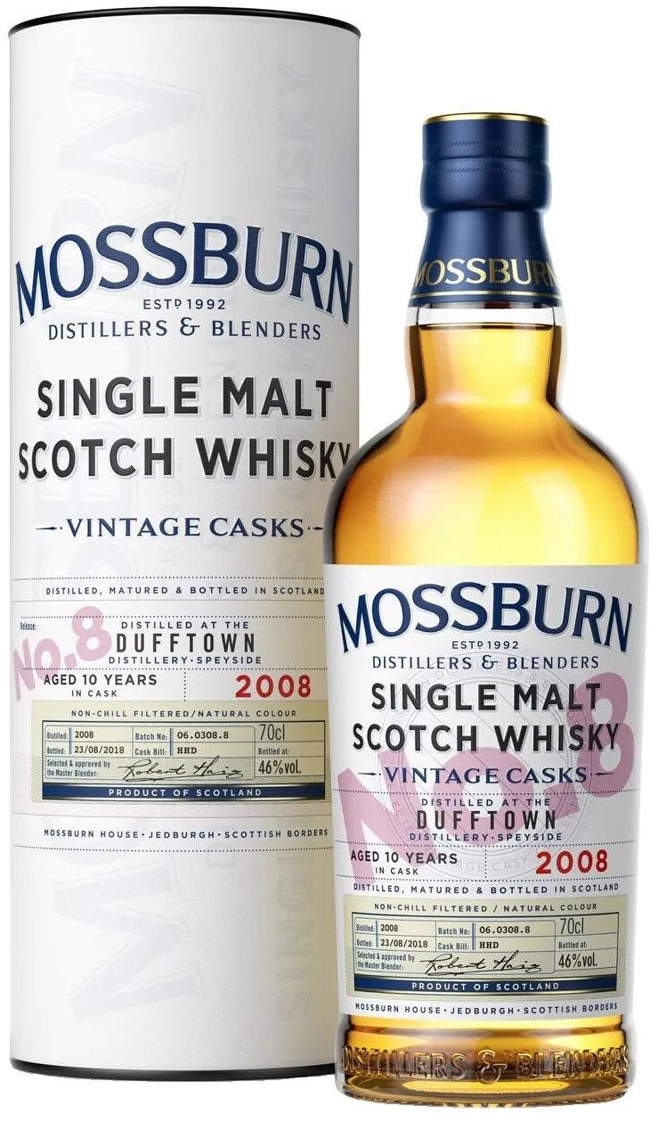 Акція на Виски Mossburn Vintage Casks No8 Dufftown 10 YO, 46% 0.7л (MAR5060033847183) від Stylus