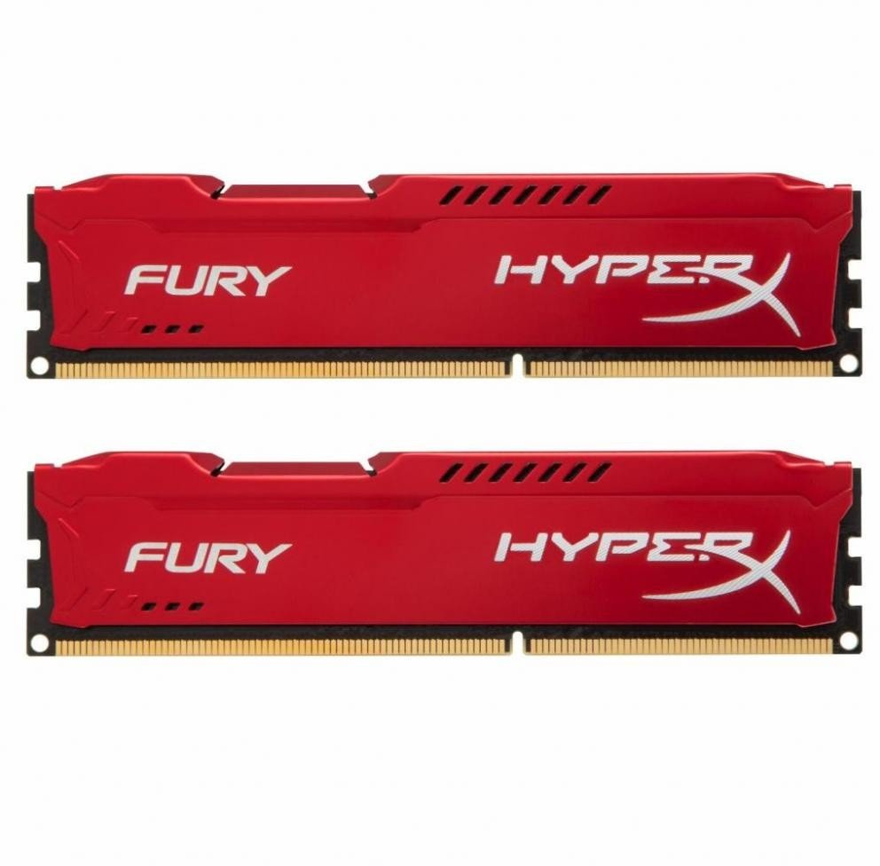 

Kingston DDR3 2x4Gb 1600MHz HyperX Fury Red (HX316C10FRK2/8)