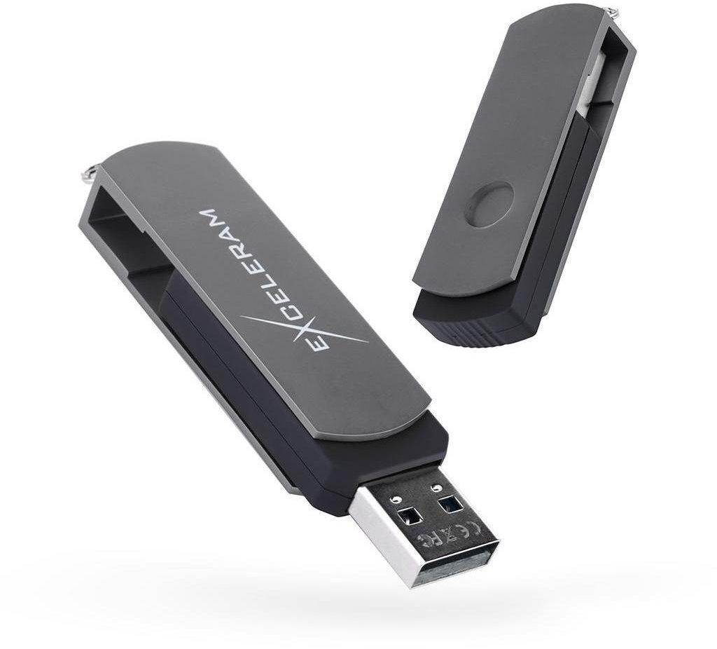 

eXceleram 64GB P2 Series Usb 2.0 Grey/Black (EXP2U2GB64)