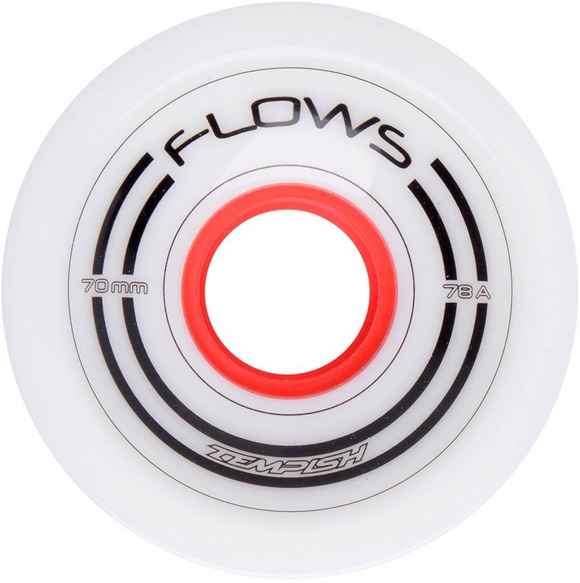 

Колеса для лонгборду Tempish Flows 78A/white 4 шт 70x51 мм (106100150/white)